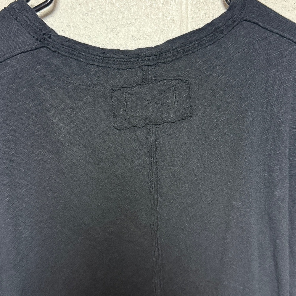 Free People We The after Black Short Sleeve Top - Picture 6 of 6